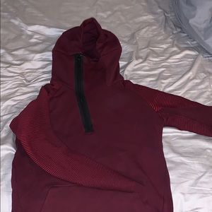 Nike quarter zip hooded jacket